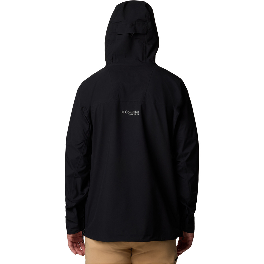 Columbia chaqueta impermeable hombre Northwest Explorer 3L Shell vista trasera