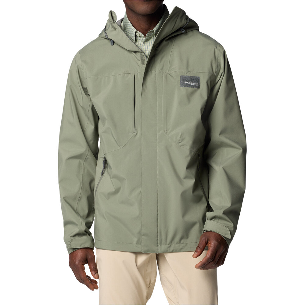 Columbia chaqueta impermeable hombre PFG Mackenzie River Jacket vista frontal