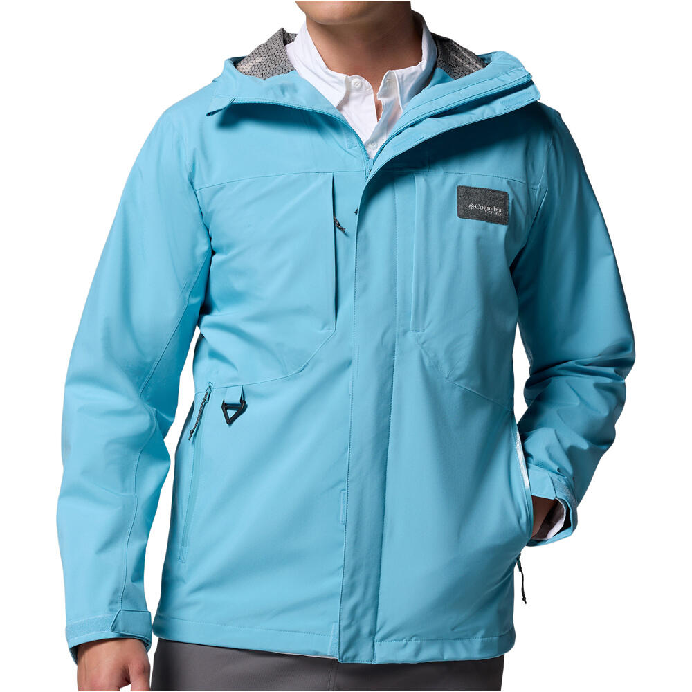 Columbia chaqueta impermeable hombre PFG Mackenzie River Jacket vista frontal