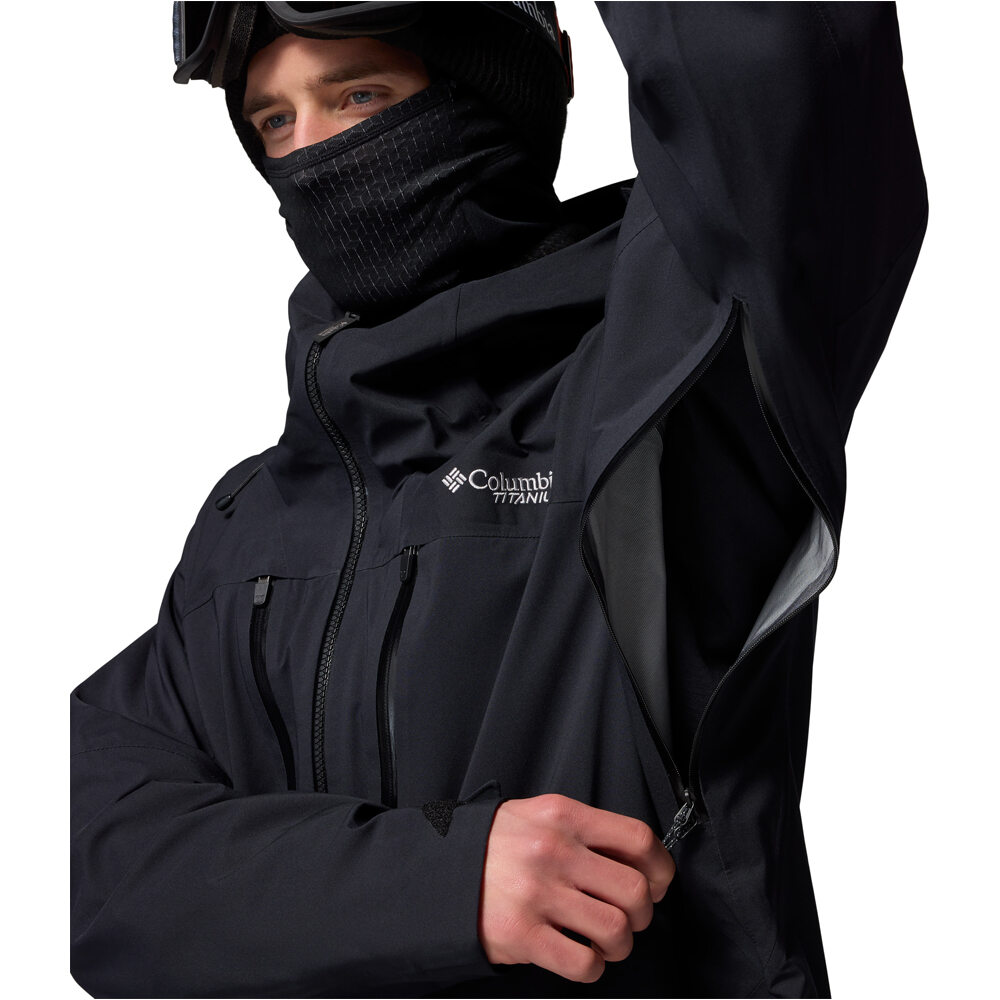 Columbia chaqueta impermeable hombre Platinum Peak II 3L Shell 07