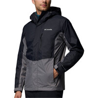 Columbia chaqueta impermeable hombre Pouring Adventure  III Jacket vista detalle