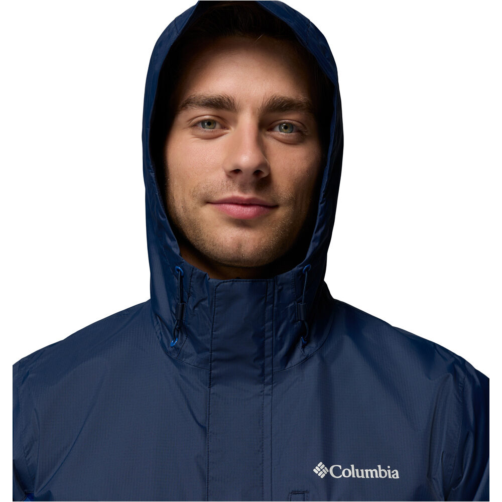 Columbia chaqueta impermeable hombre Pouring Adventure III Jacket vista detalle