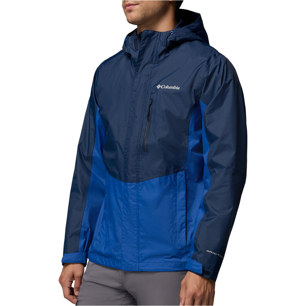 Columbia chaqueta impermeable hombre Pouring Adventure III Jacket vista frontal