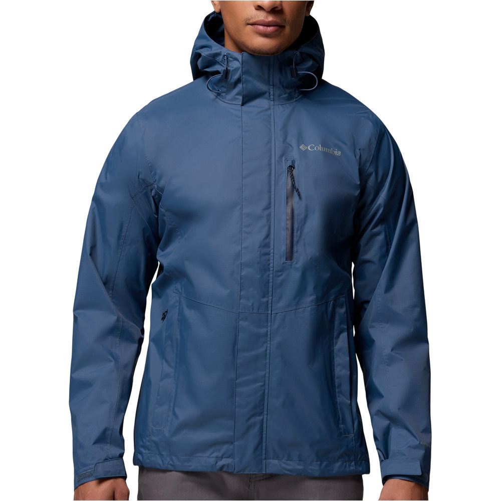 Columbia chaqueta impermeable hombre Pouring Adventure III Jacket vista frontal