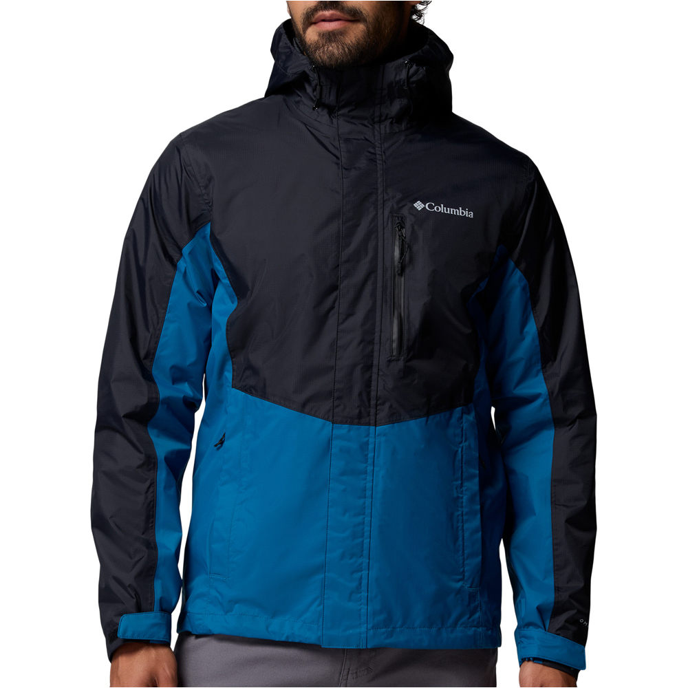 Columbia chaqueta impermeable hombre Pouring Adventure III Jacket vista frontal