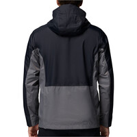 Columbia chaqueta impermeable hombre Pouring Adventure  III Jacket vista trasera