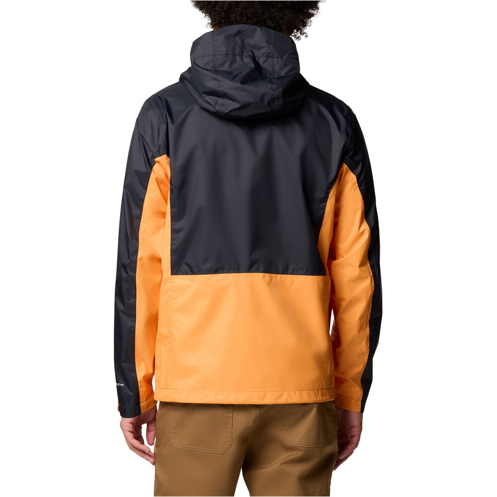 Columbia chaqueta impermeable hombre Pouring Adventure III Jacket vista trasera
