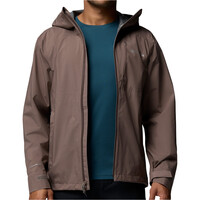 Columbia chaqueta impermeable hombre Trailborne 2.5L Shell vista detalle