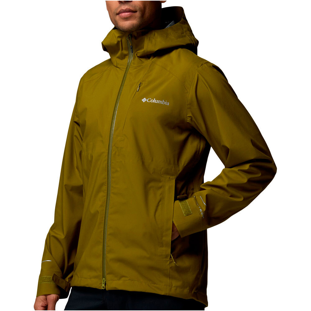 Columbia chaqueta impermeable hombre Trailborne 2.5L Shell vista detalle