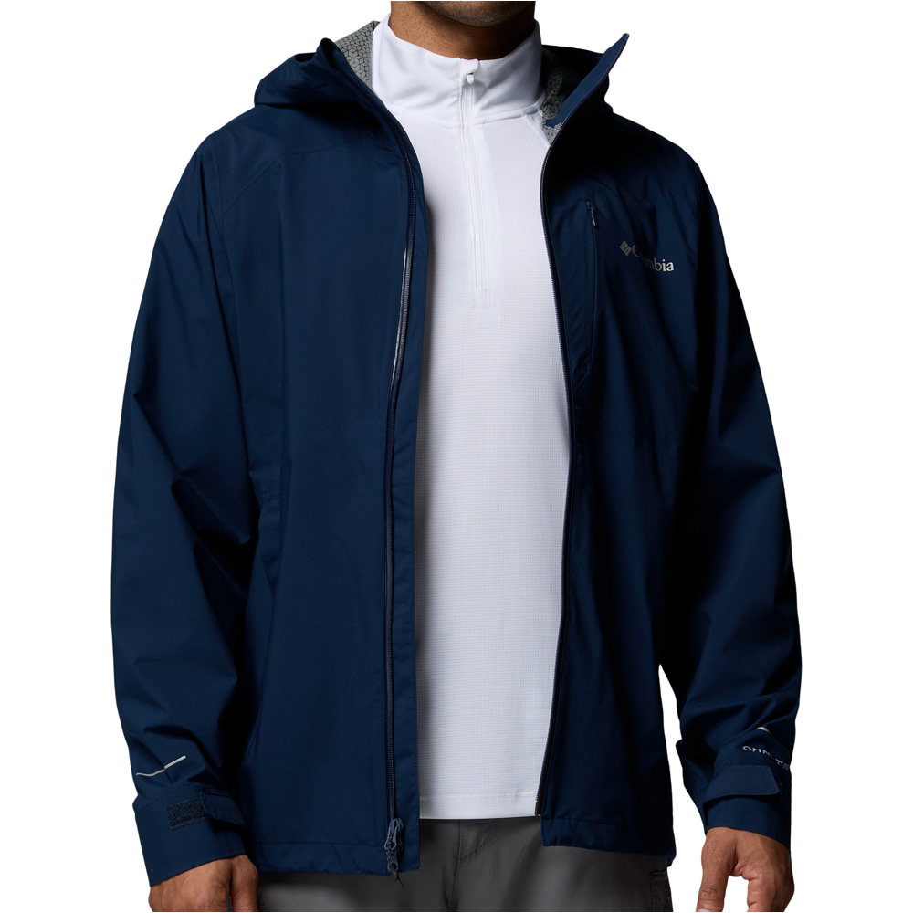 Columbia chaqueta impermeable hombre Trailborne 2.5L Shell vista detalle