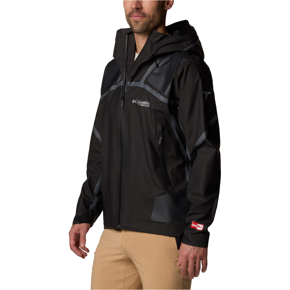 Columbia chaqueta impermeable hombre Whistler Peak Shell vista detalle