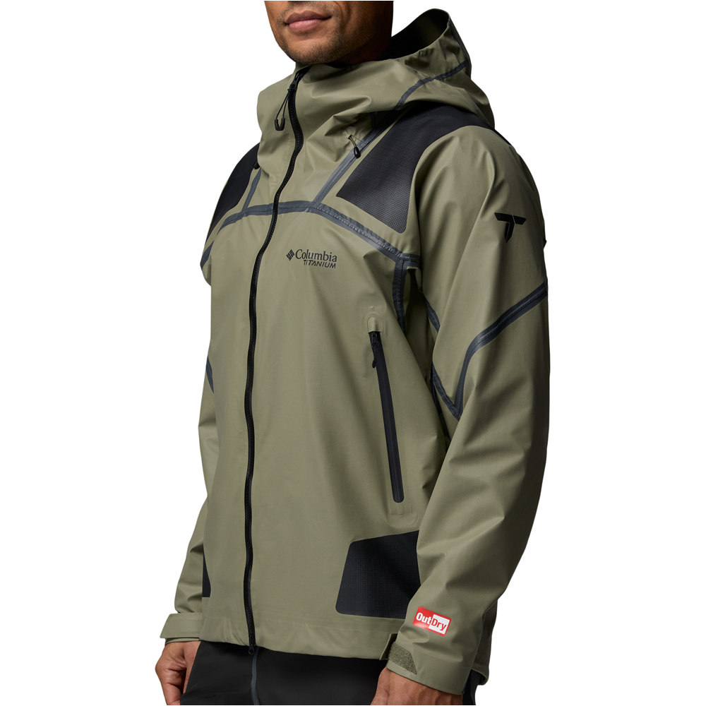 Columbia chaqueta impermeable hombre Whistler Peak Shell vista detalle