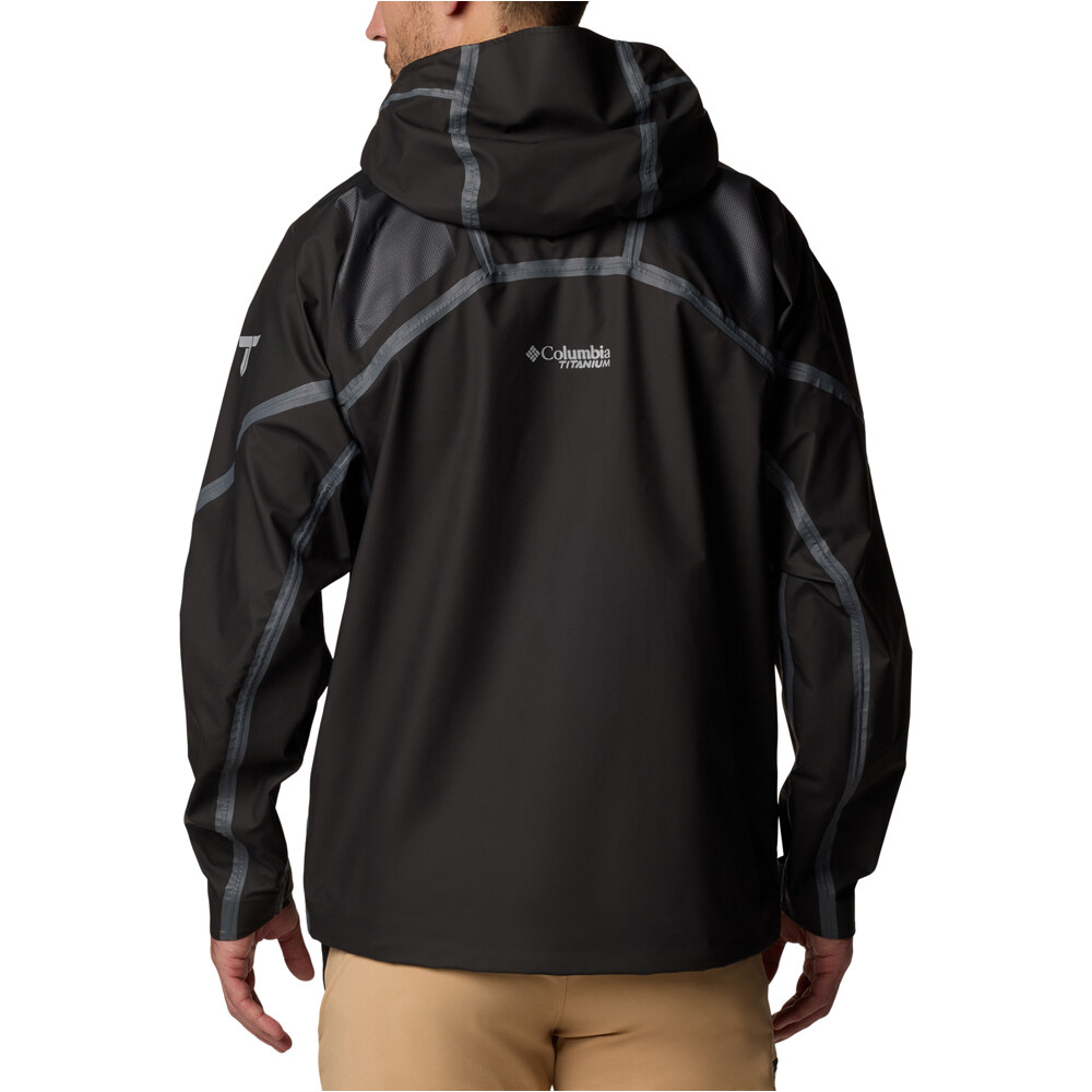 Columbia chaqueta impermeable hombre Whistler Peak Shell vista trasera