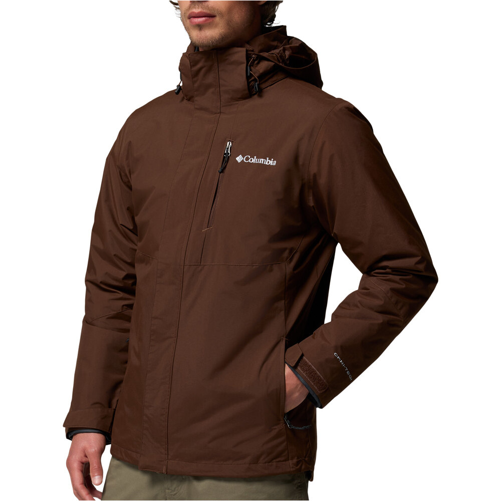 Columbia chaqueta impermeable insulada hombre _3_Element Blocker III Interchange Jacket vista detalle