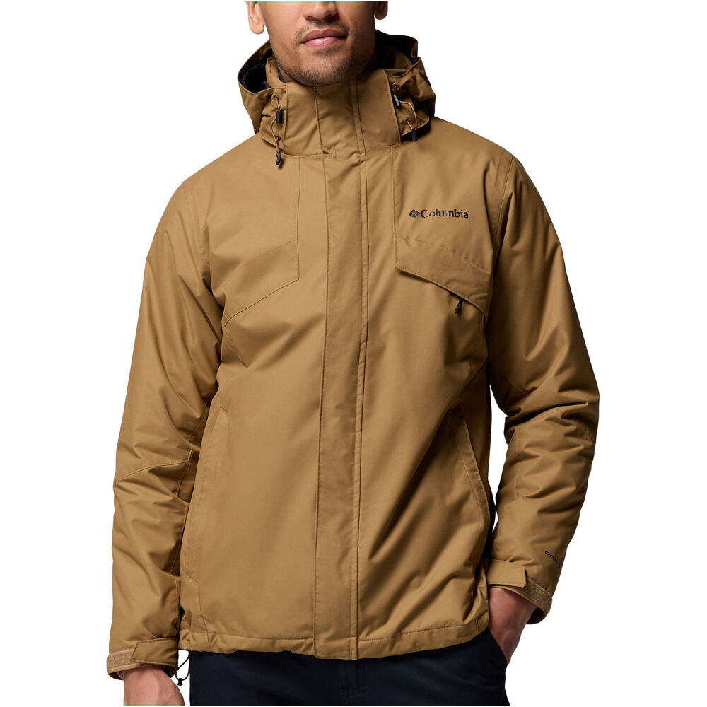 Columbia chaqueta impermeable insulada hombre Bugaboo III Fleece Interchange Jacket vista frontal
