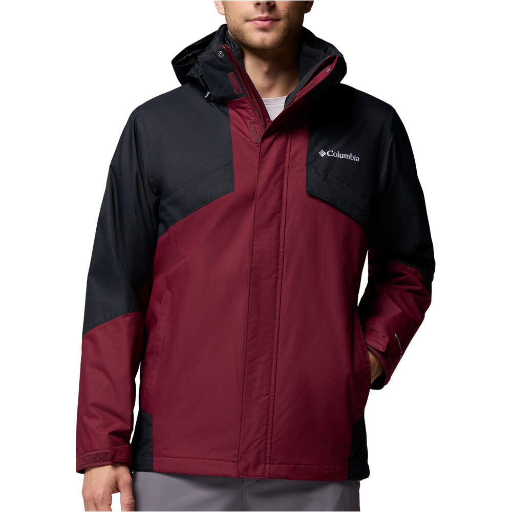 Columbia chaqueta impermeable insulada hombre Bugaboo III Fleece Interchange Jacket vista frontal