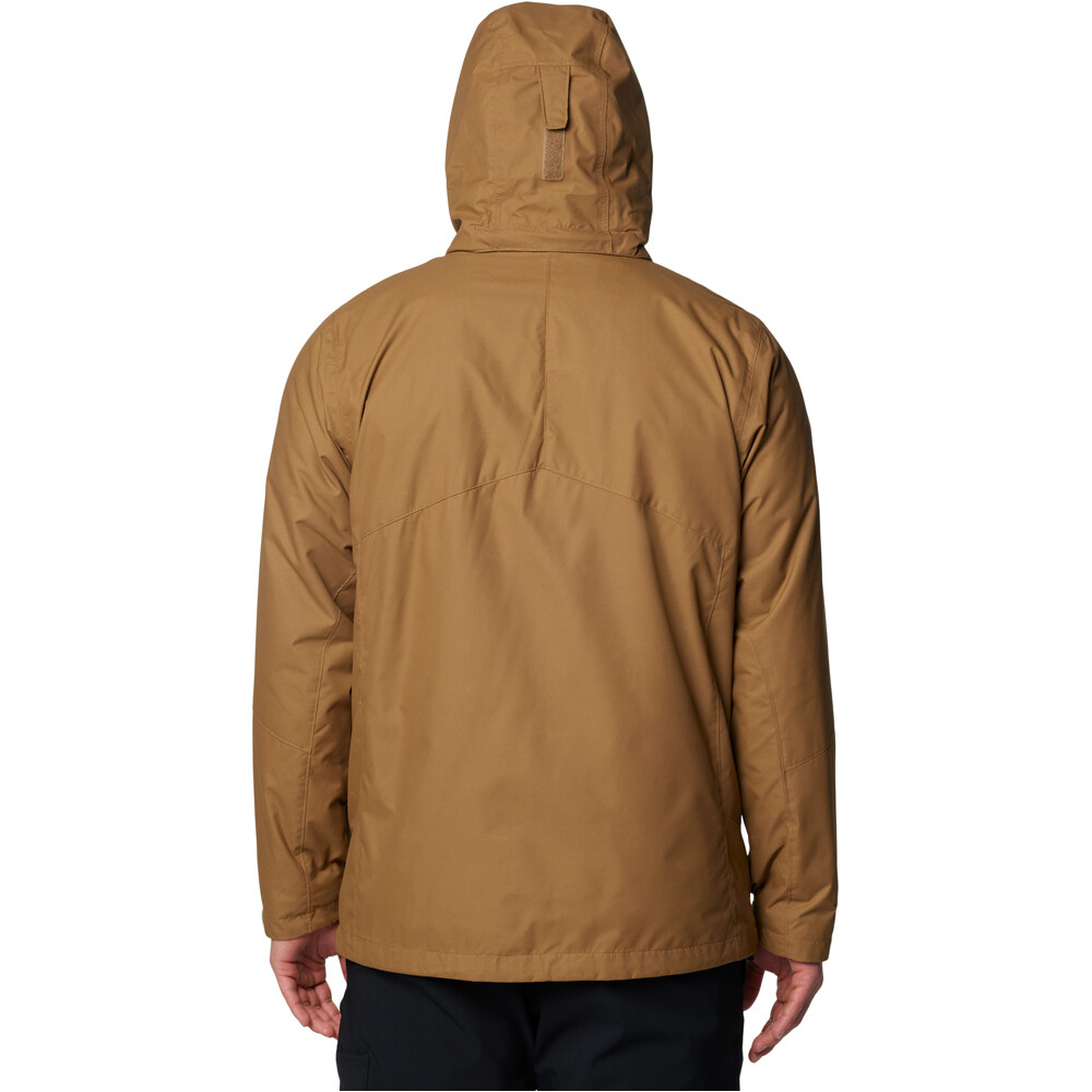 Columbia chaqueta impermeable insulada hombre Bugaboo III Fleece Interchange Jacket vista trasera