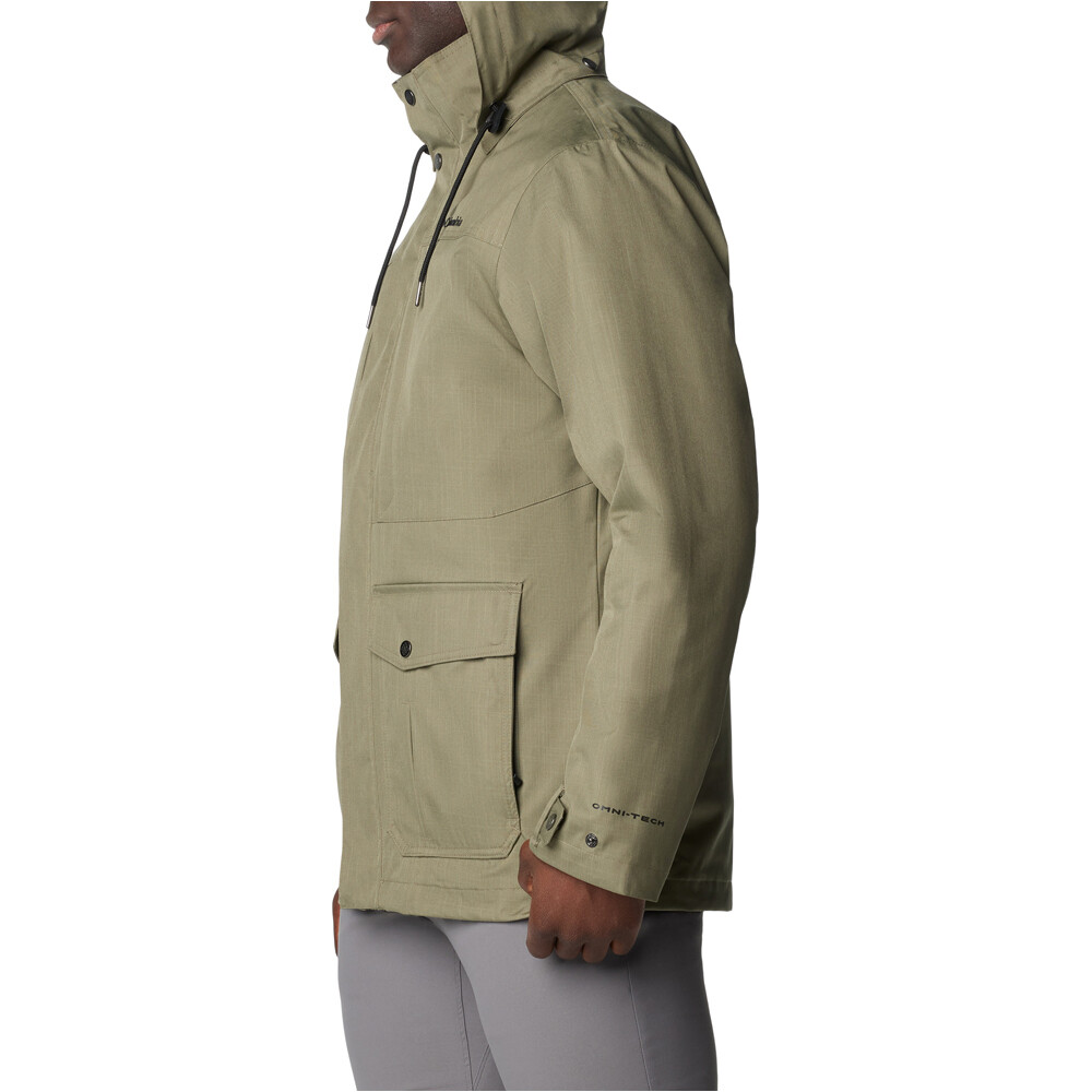 Columbia chaqueta impermeable insulada hombre Horizons Pine II Interchange Jacket vista detalle