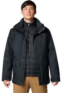 Columbia chaqueta impermeable insulada hombre Horizons Pine II Interchange Jacket vista detalle