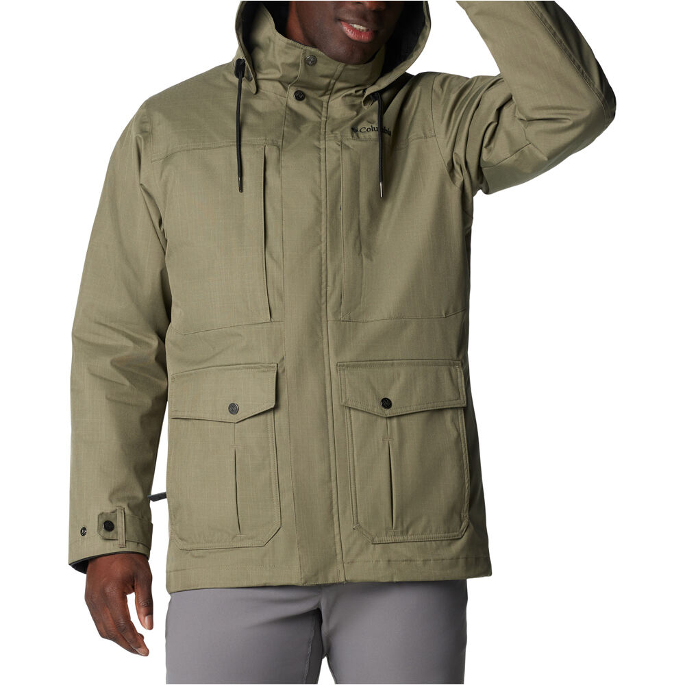 Columbia chaqueta impermeable insulada hombre Horizons Pine II Interchange Jacket vista frontal