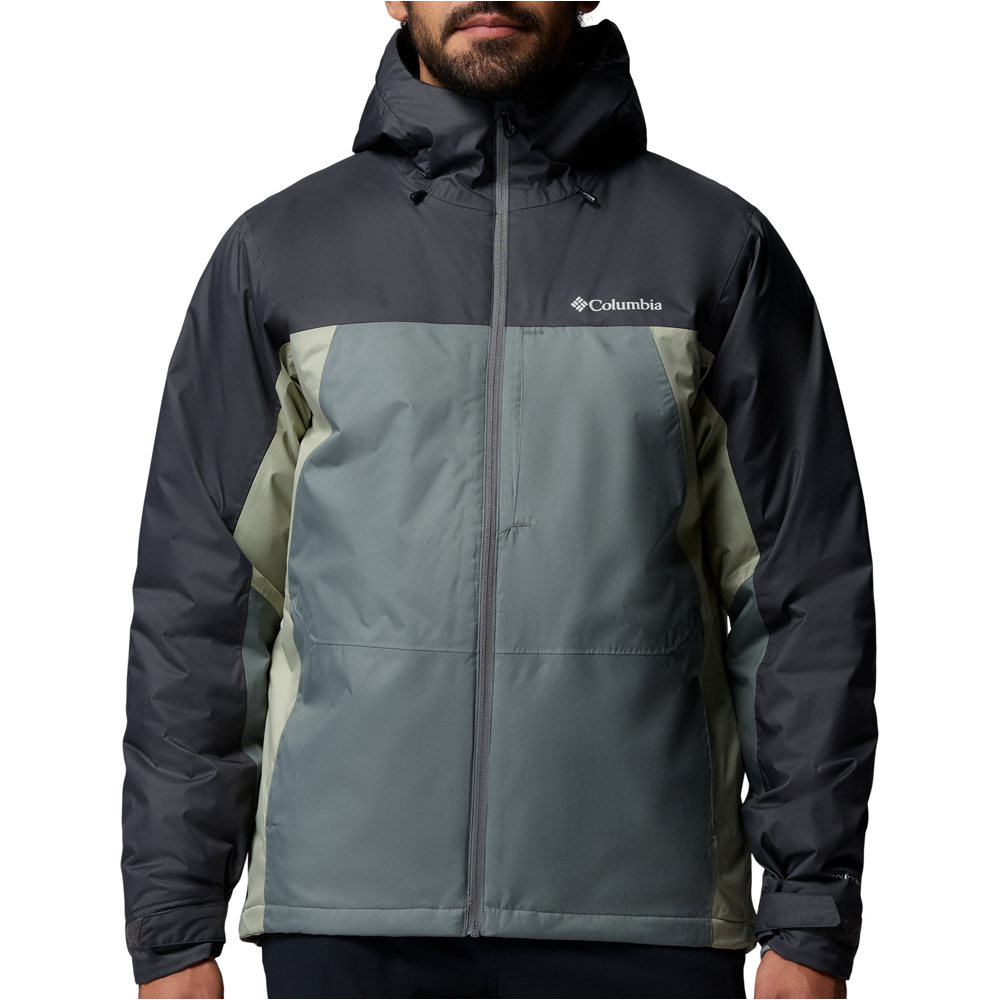 Columbia chaqueta impermeable insulada hombre Inner Limits Insulated Jacket vista frontal