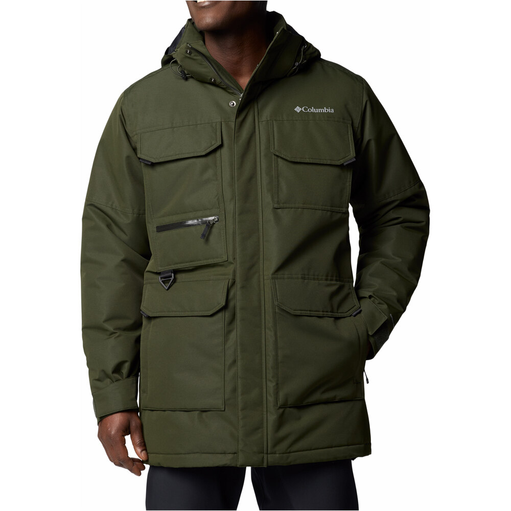 Columbia chaqueta impermeable insulada hombre Landroamer II Parka vista frontal