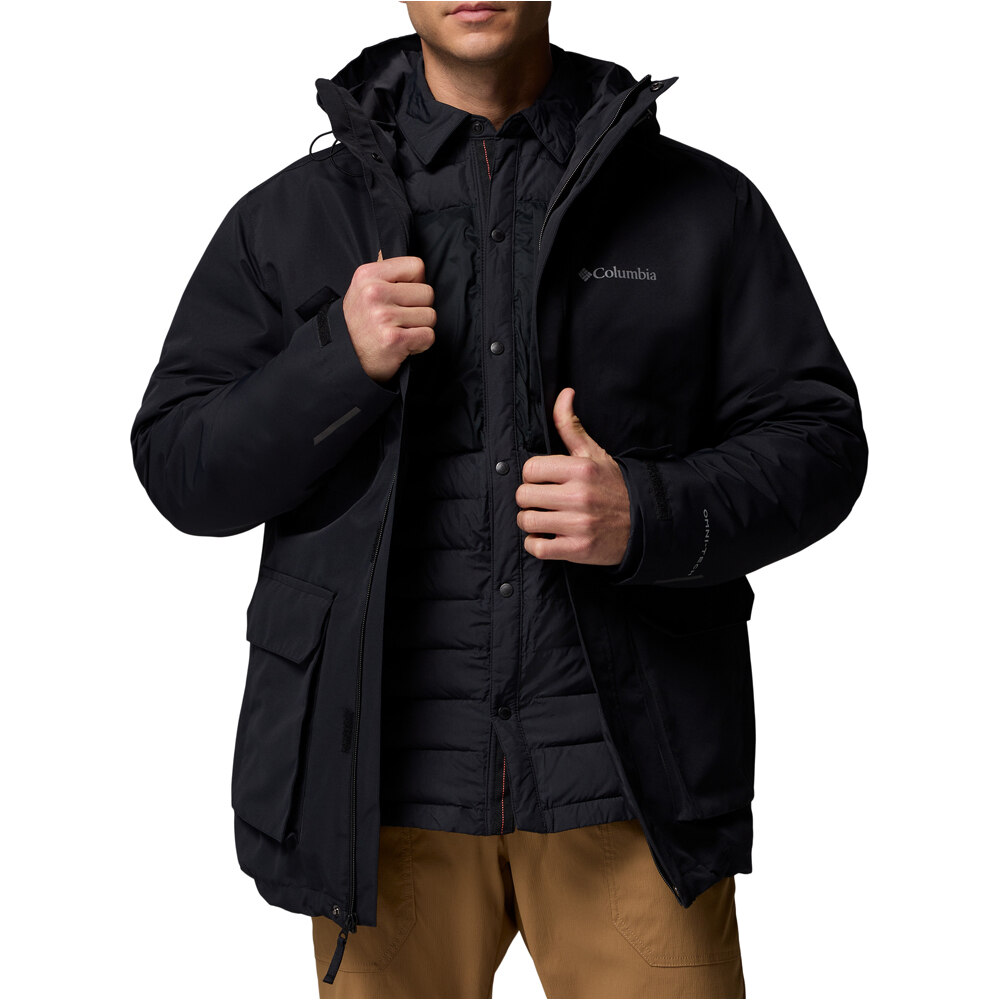 Columbia chaqueta impermeable insulada hombre Landroamer Shirt Jacket Interchange 04