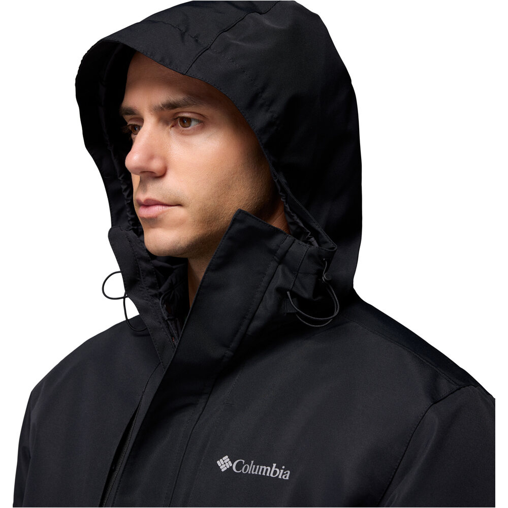 Columbia chaqueta impermeable insulada hombre Landroamer Shirt Jacket Interchange vista detalle