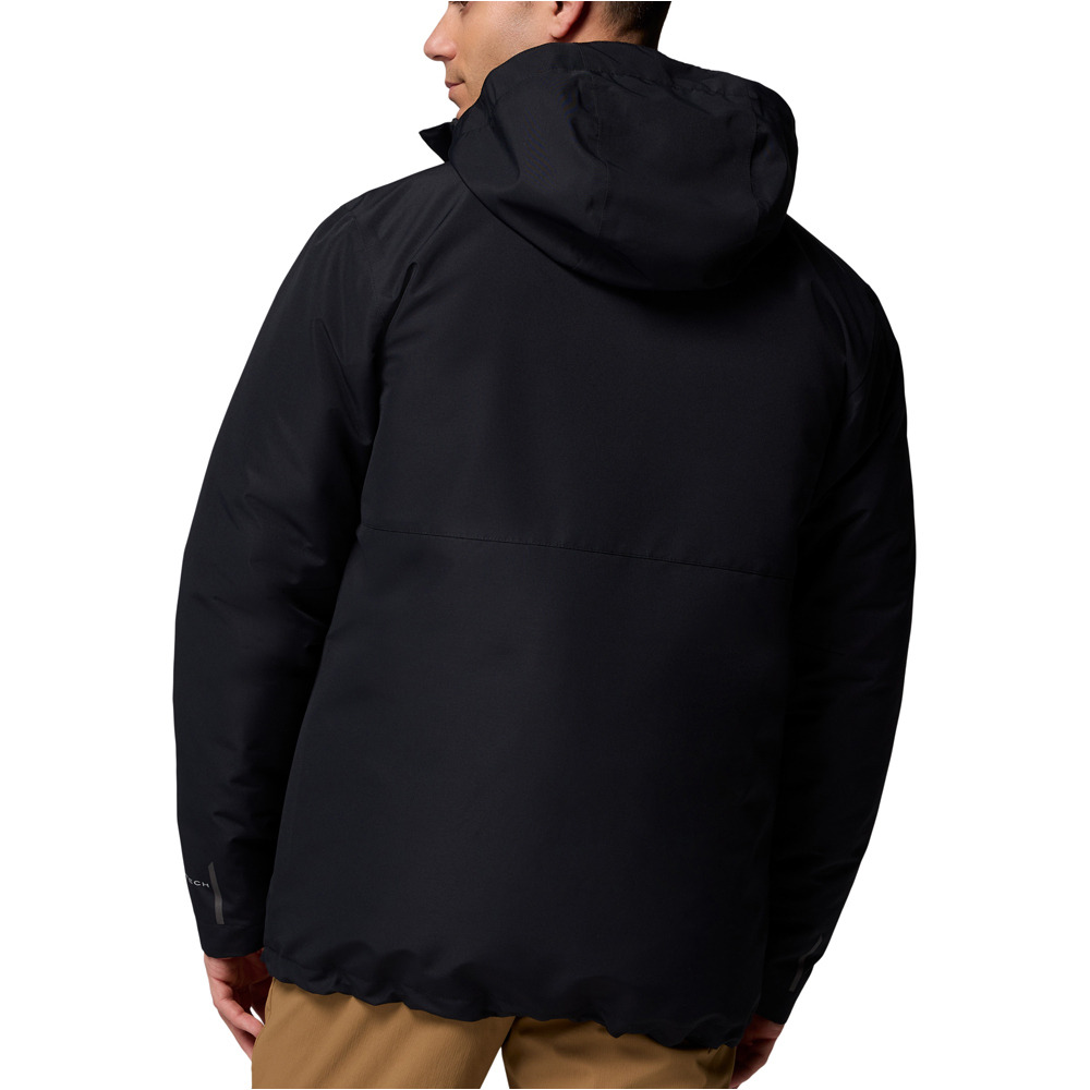 Columbia chaqueta impermeable insulada hombre Landroamer Shirt Jacket Interchange vista trasera