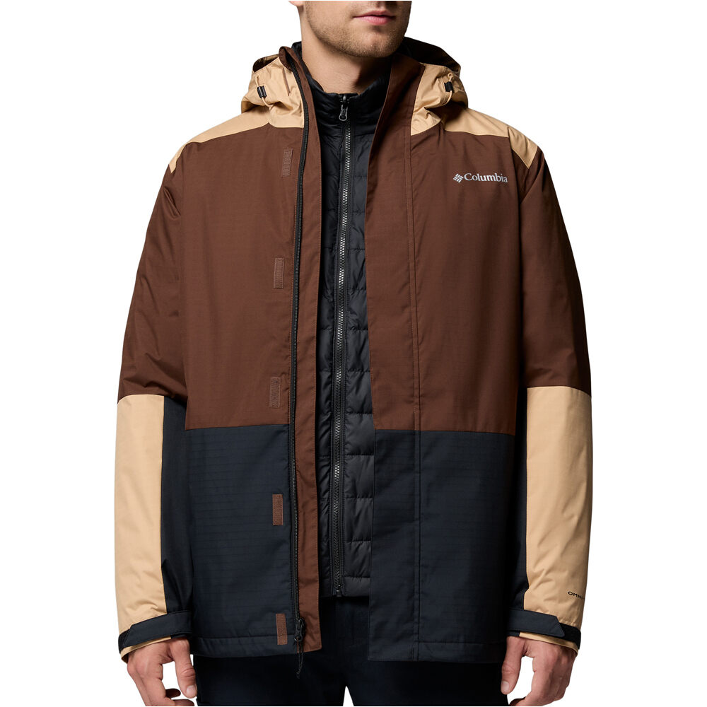 Columbia chaqueta impermeable insulada hombre Point Park Interchange Jacket vista detalle