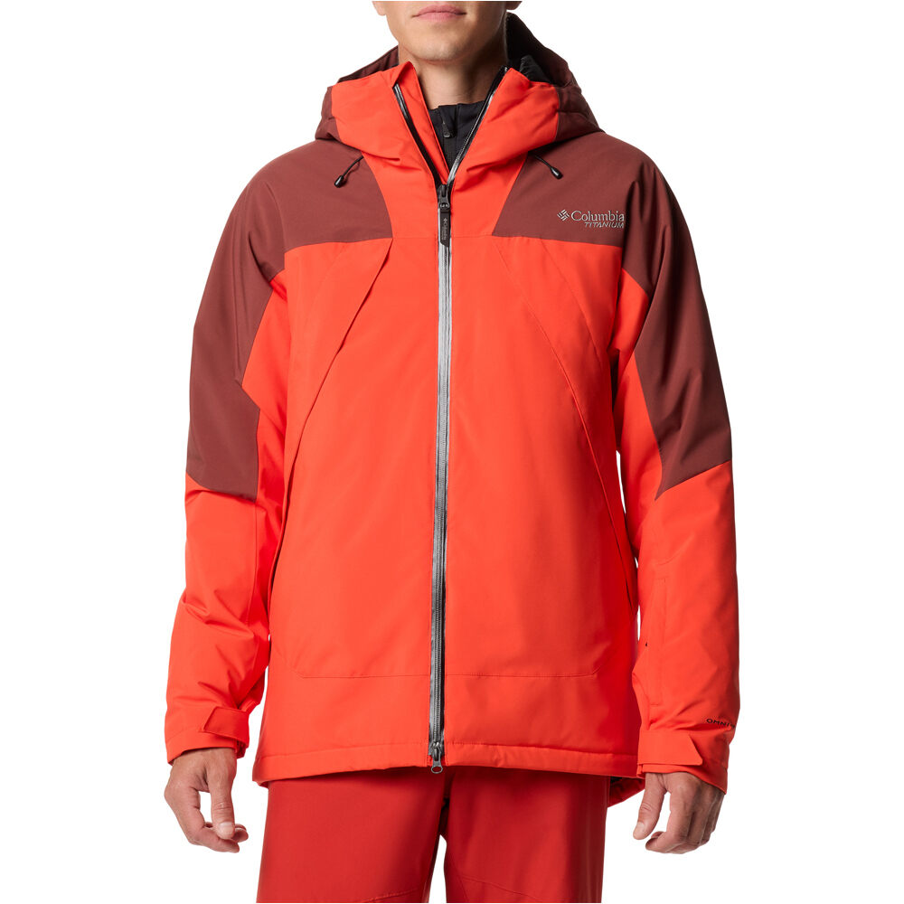 Columbia chaqueta impermeable insulada hombre PowBound Jacket vista frontal