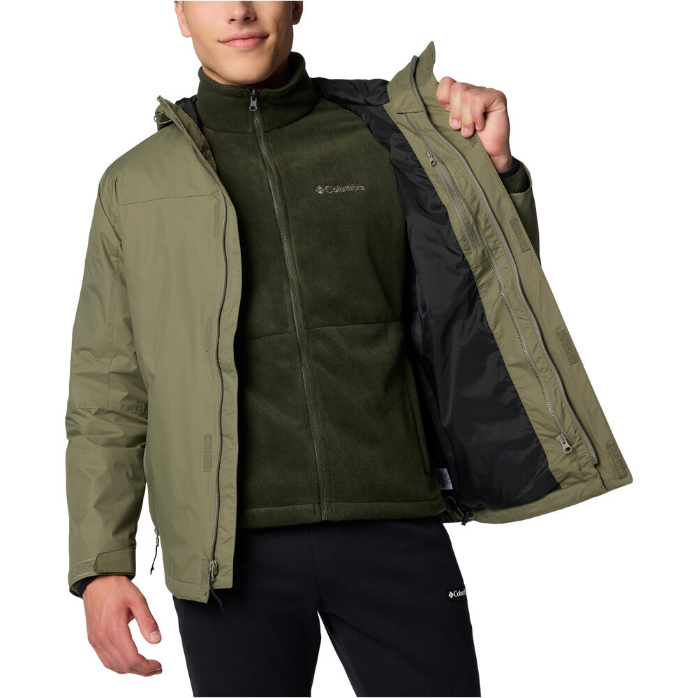 Columbia chaqueta impermeable insulada hombre Tunnel Falls II Interchange Jacket 03
