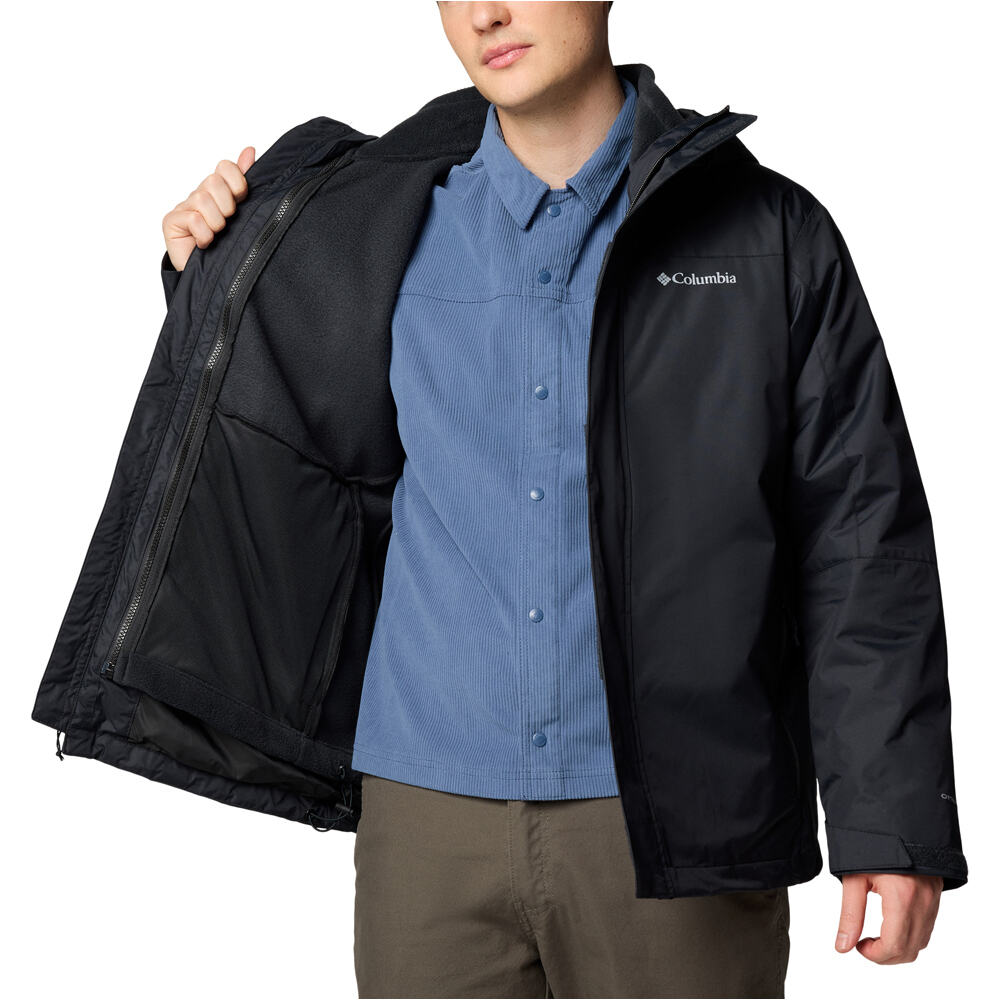 Columbia chaqueta impermeable insulada hombre Tunnel Falls II Interchange Jacket 04