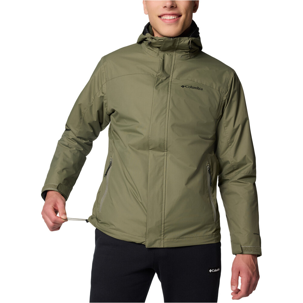 Columbia chaqueta impermeable insulada hombre Tunnel Falls II Interchange Jacket 04