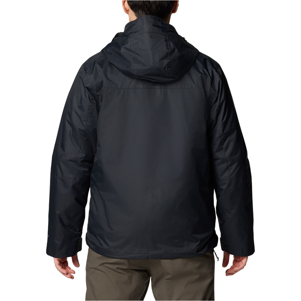 Columbia chaqueta impermeable insulada hombre Tunnel Falls II Interchange Jacket vista trasera