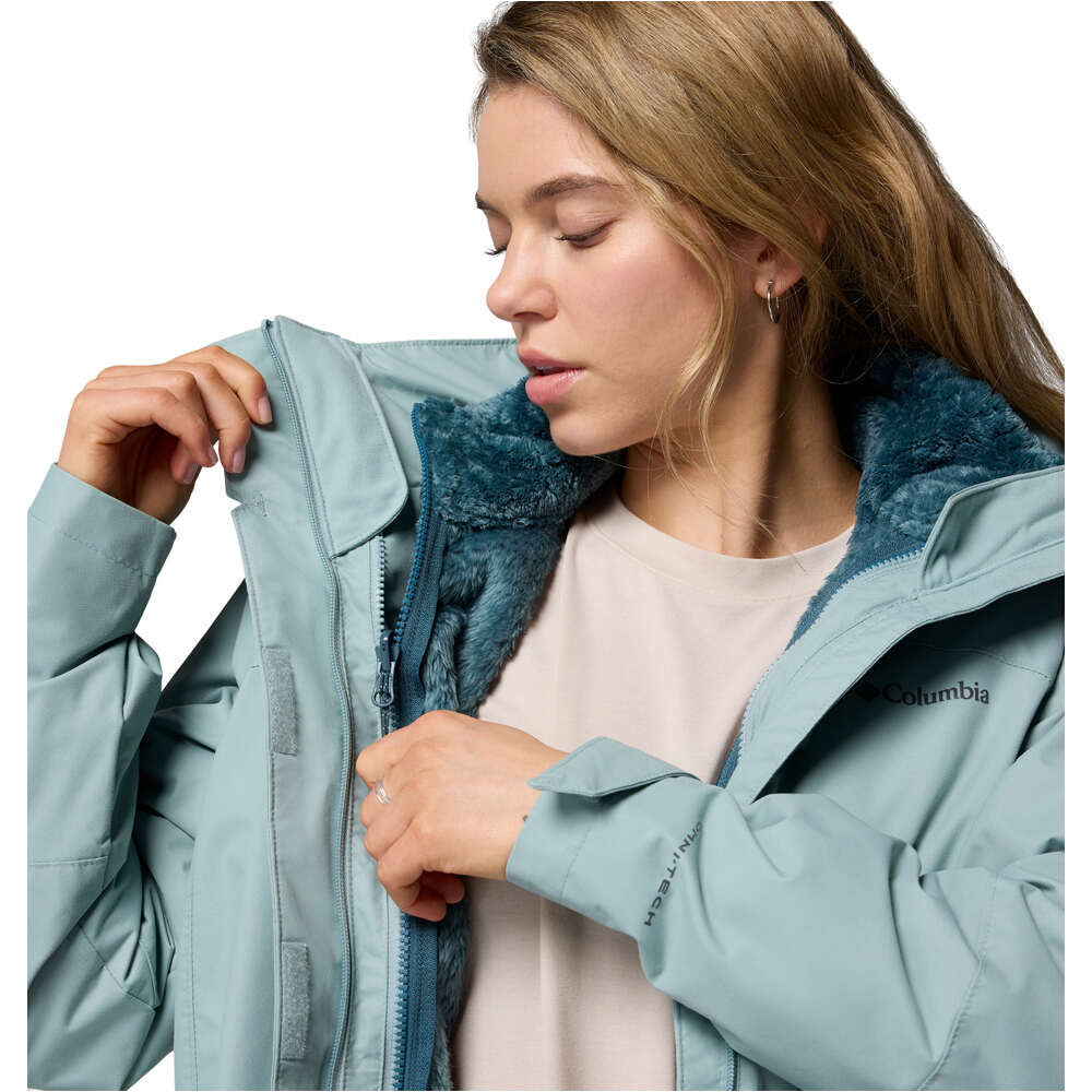 Columbia chaqueta impermeable insulada mujer Bugaboo III Fleece Interchange Jacket 03