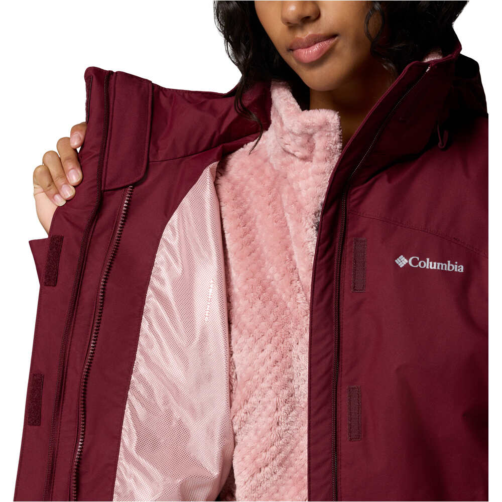 Columbia chaqueta impermeable insulada mujer Bugaboo III Fleece Interchange Jacket 03
