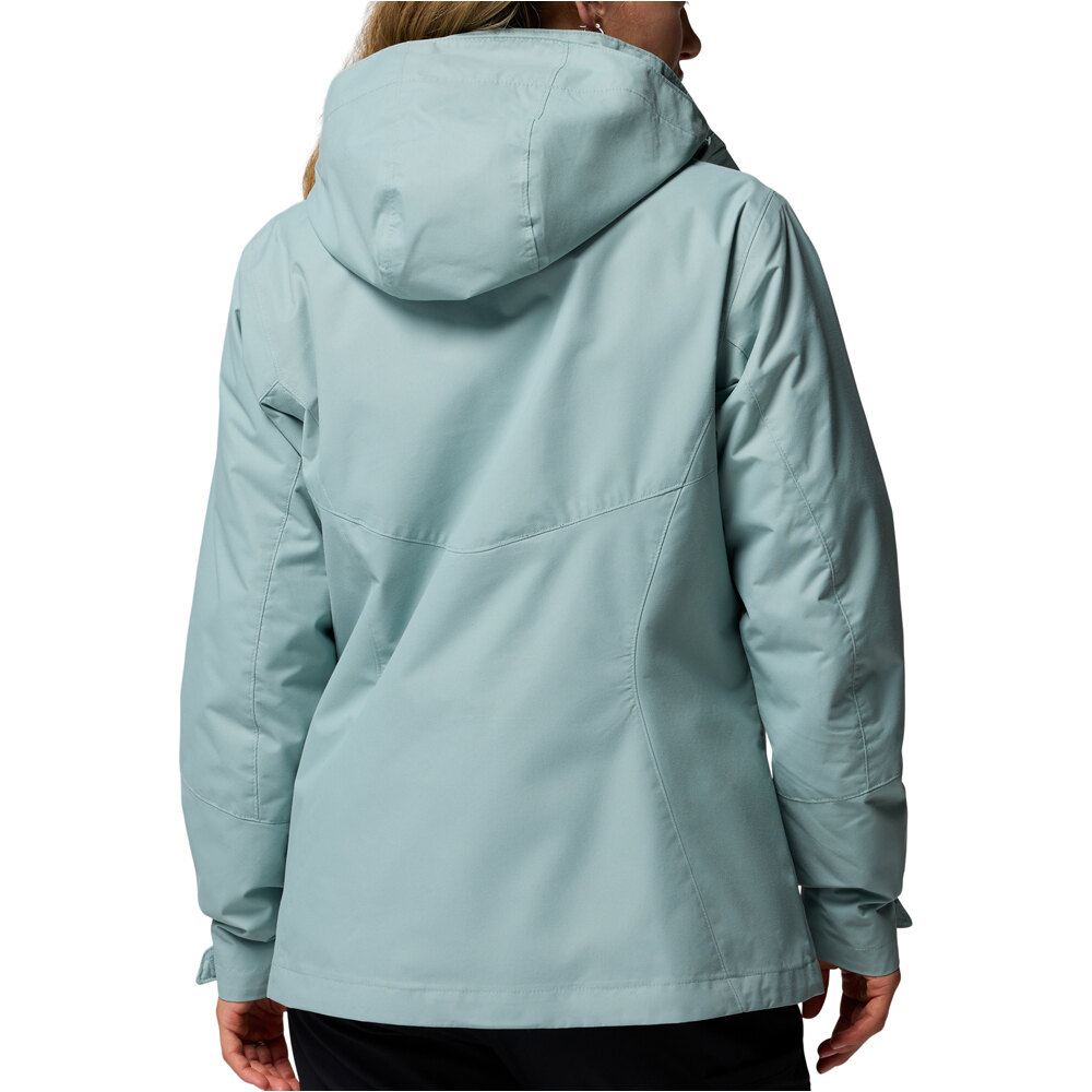 Columbia chaqueta impermeable insulada mujer Bugaboo III Fleece Interchange Jacket vista trasera