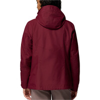 Columbia chaqueta impermeable insulada mujer Bugaboo III Fleece Interchange Jacket vista trasera