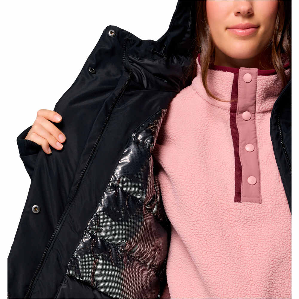 Columbia chaqueta impermeable insulada mujer Harmony Falls  Parka vista detalle
