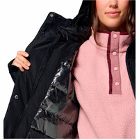 Columbia chaqueta impermeable insulada mujer Harmony Falls  Parka vista detalle