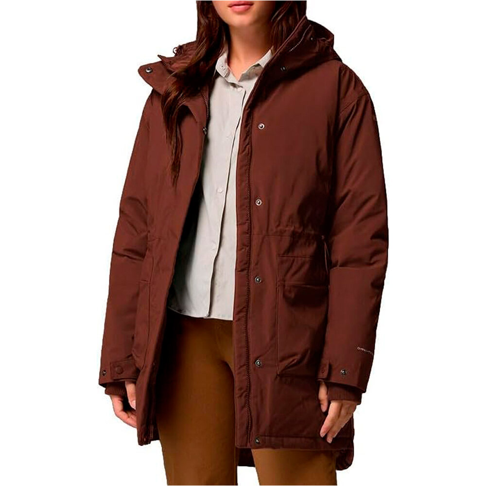 Columbia chaqueta impermeable insulada mujer Harmony Falls  Parka vista detalle