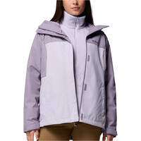Columbia chaqueta impermeable insulada mujer Hikebound II Interchange Jacket vista detalle