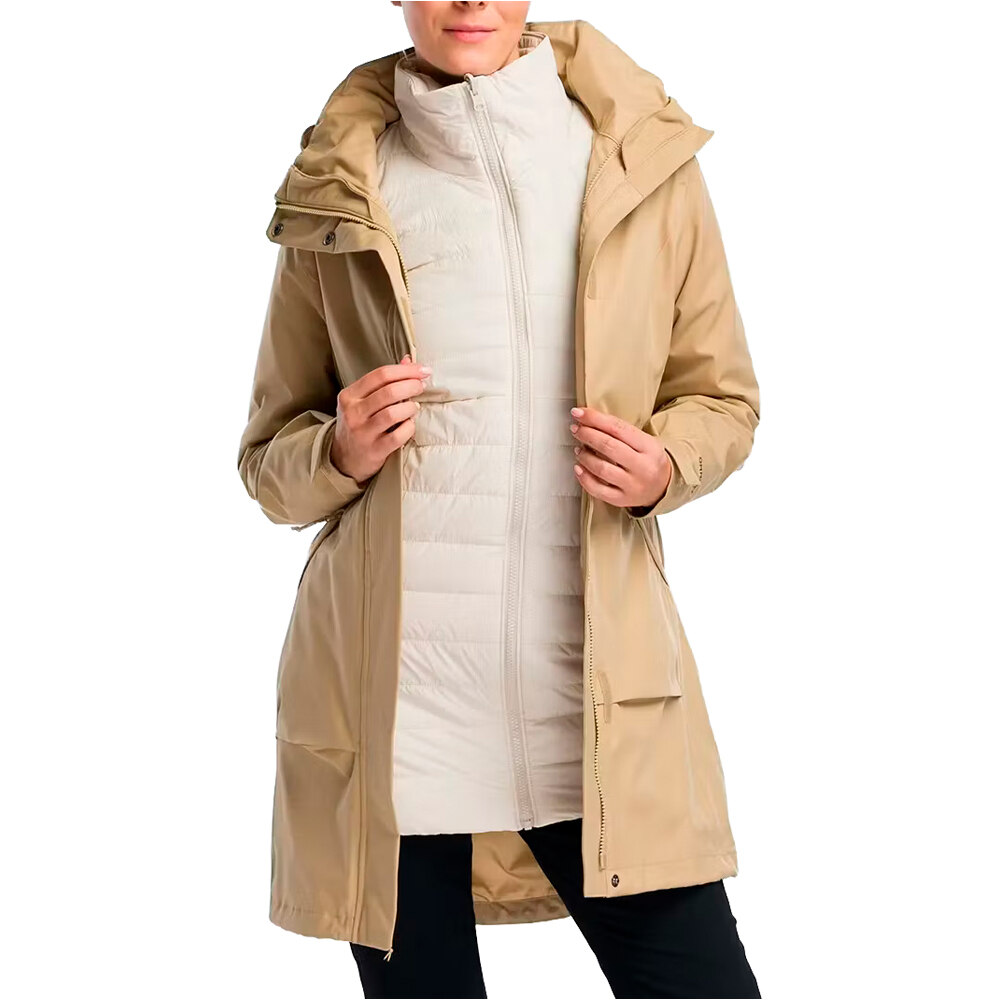 Columbia chaqueta impermeable insulada mujer Pulaski III Interchange Jacket vista trasera