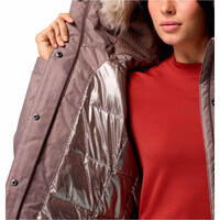 Columbia chaqueta impermeable insulada mujer Suttle Mountain Long Insulated Jacket 04
