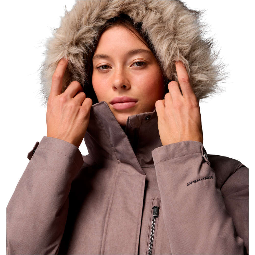 Columbia chaqueta impermeable insulada mujer Suttle Mountain Long Insulated Jacket 05