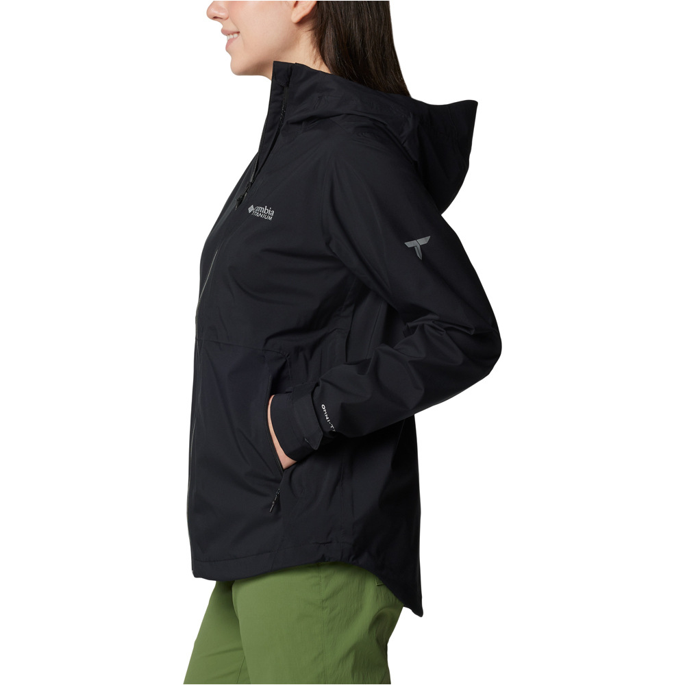 Columbia chaqueta impermeable mujer Ampli-Dry II Shell vista detalle