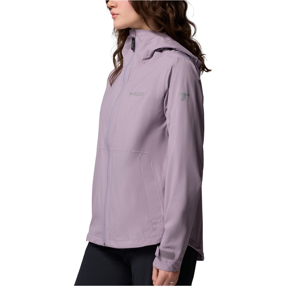 Columbia chaqueta impermeable mujer Ampli-Dry II Shell vista detalle