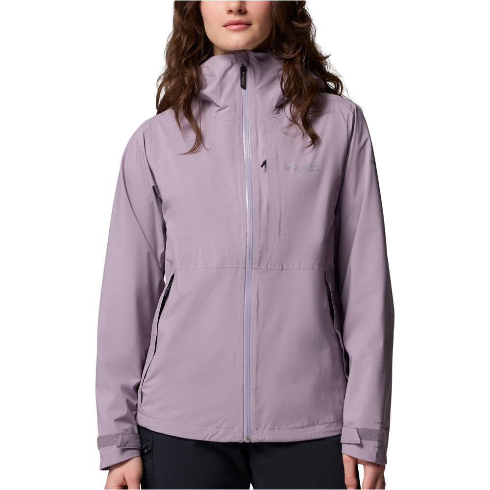 Columbia chaqueta impermeable mujer Ampli-Dry II Shell vista frontal