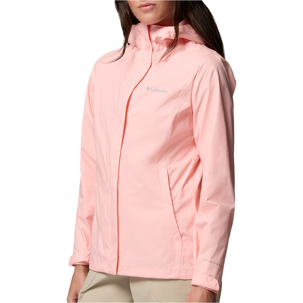 Columbia chaqueta impermeable mujer Arcadia II Jacket vista detalle